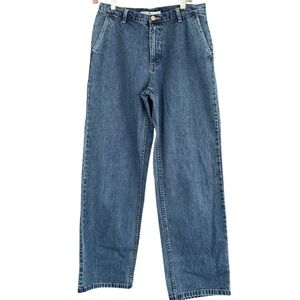 Vintage Tommy Hilfiger High Waisted Baggy Flap Back Pocket Jeans Sz 8